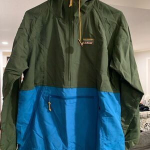L.L. Bean Womens Katahdin Pullover Mountain Classic Anorak Hooded Coat Jacket S
